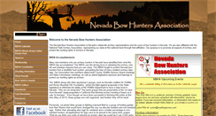 Desktop Screenshot of nevadabowhunters.org