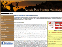 Tablet Screenshot of nevadabowhunters.org